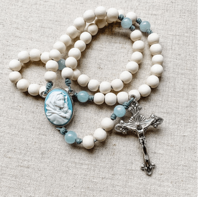 Close-up of a hand rosary made of beautiful beads, glorification and  remembrance of God, colored beads, worship and getting closer to God,  Islamic and worship, white background - Photo #44676 - Stock