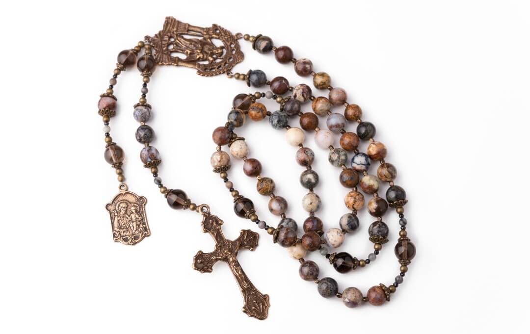 Saint Joseph inspired Rosary from Della Madonna Rosaries