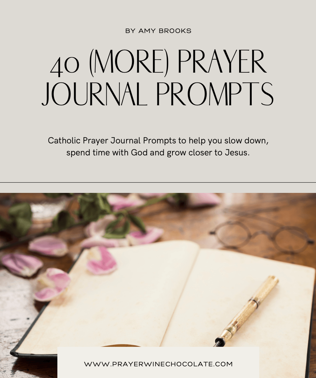 Catholic Prayer Journal Prompts - Prayer Wine Chocolate