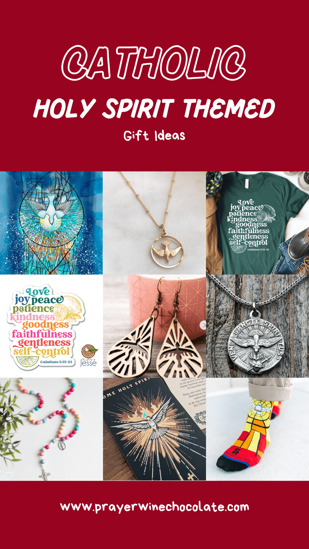 Collage of gifts listed in the gift guide