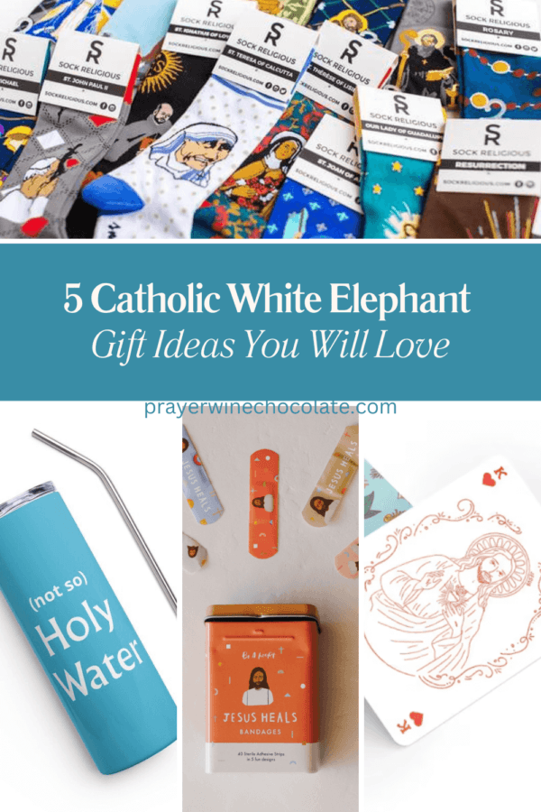 https://prayerwinechocolate.com/wp-content/uploads/2023/12/5-Catholic-White-Elephant-1-600x900.png